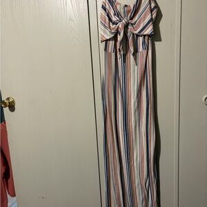 Derek Heart Multicolor Striped Dress
